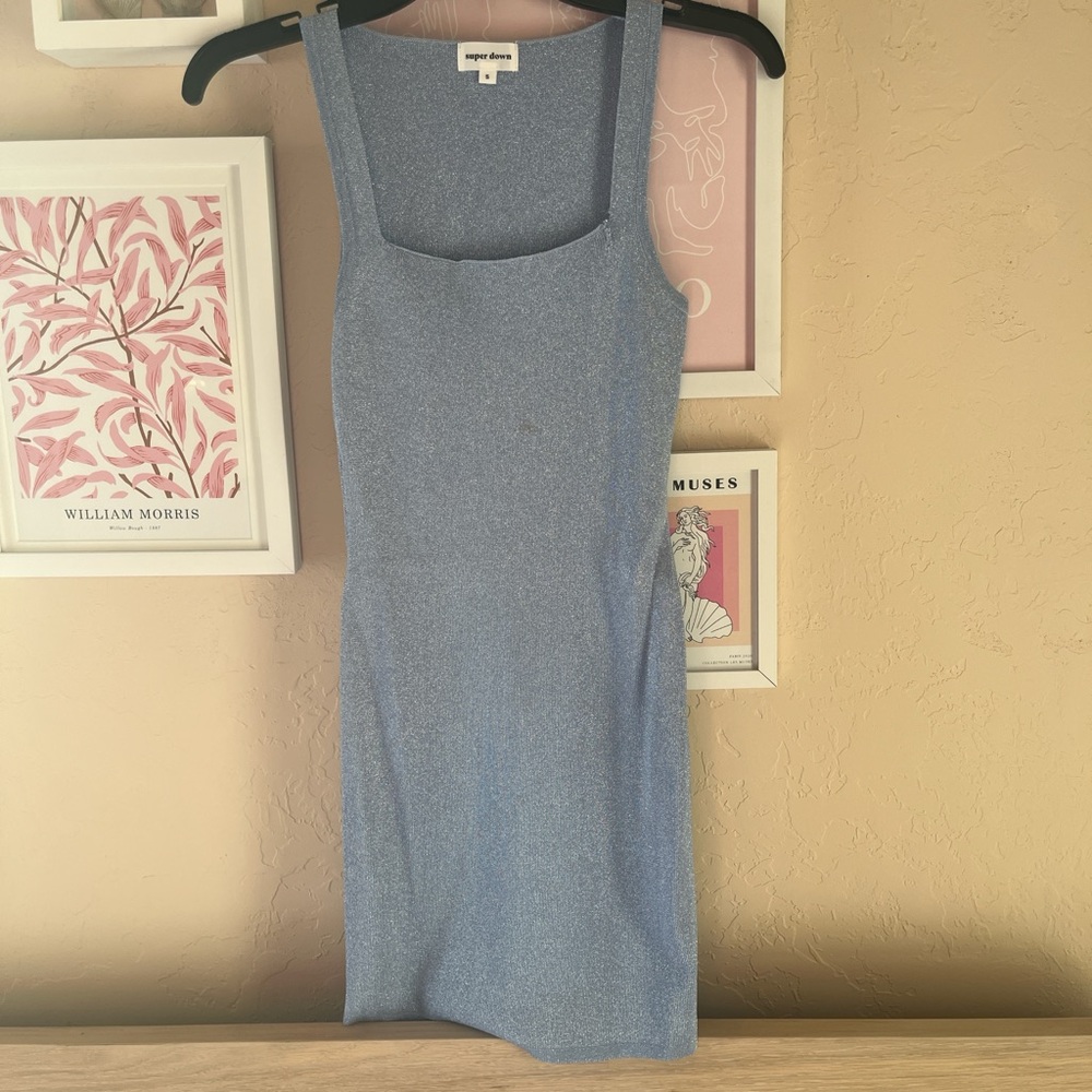 superdown Blue Mini Dress